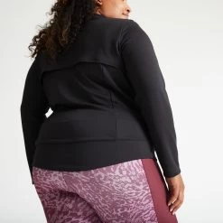 Women's Large Straight-Cut Fitness Cardio Jacket -Fitness Equipment Store k90550c96f24eeb6d9ebf71bcf2424503