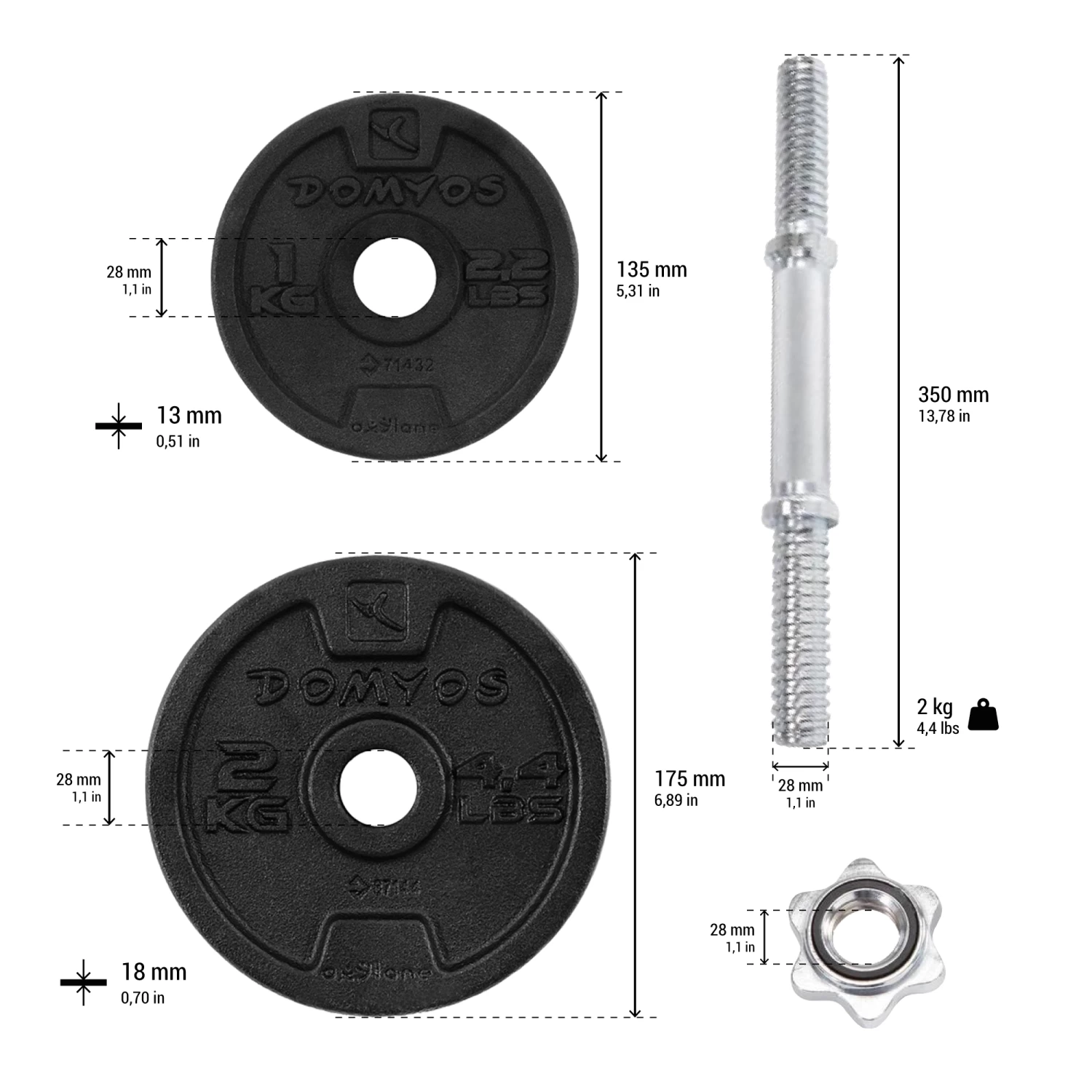 CORENGTH 20 Kg Weight Training Dumbbell Kit 6 CORENGTH 20 Kg Weight Training Dumbbell Kit - Image 4
