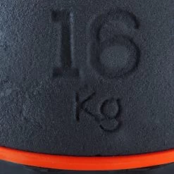 CORENGTH Kettlebell 16kg Cast Iron & Rubber Base -Fitness Equipment Store k9a29cc532d319bdf0e9ef2002bee8fdf