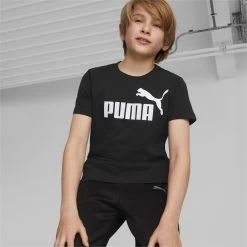 PUMA Kids Essentials Logo Youth Tee T-Shirt -Fitness Equipment Store k9b8d40f59eeb48f93e9d934524c8b65c