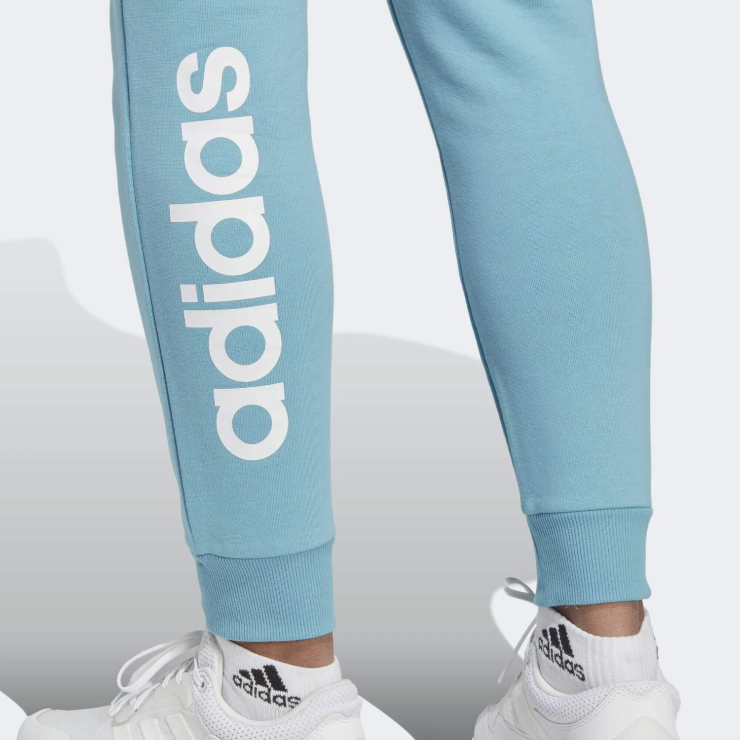 ADIDAS Essentials Linear French Terry Cuffed Pants 6 ADIDAS Essentials Linear French Terry Cuffed Pants - Image 4