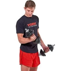 York 20kg Cast Iron Dumbbell Weight Set -Fitness Equipment Store ka110beb14261de60fa441ca849a8595a
