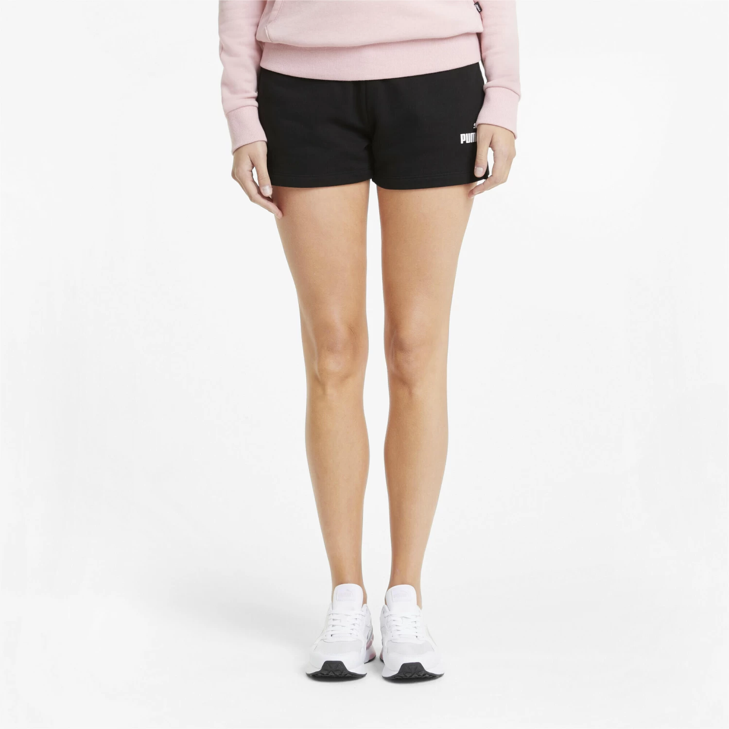 PUMA Womens Essentials Sweat Shorts 4 PUMA Womens Essentials Sweat Shorts - Image 2
