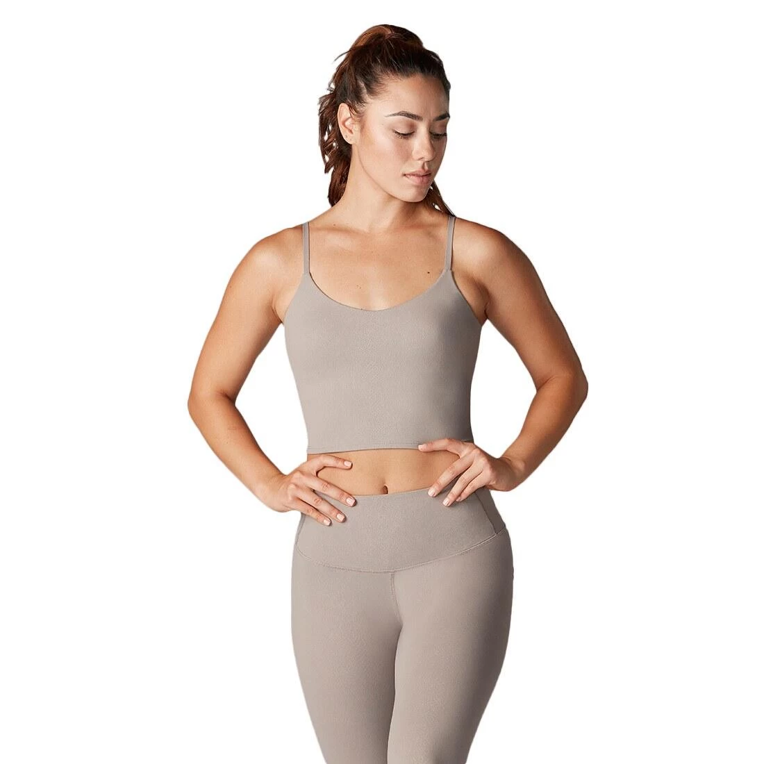 Fitness-Mad Womens/Ladies Python Print Sports Bra (Ebony) 11 Fitness-Mad Womens/Ladies Python Print Sports Bra (Ebony) - Image 9