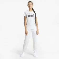 PUMA Womens Essentials Logo Tee T-Shirt -Fitness Equipment Store ka9844b94dcebea59165128aec29bfc9f