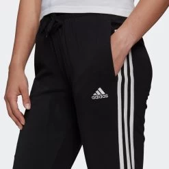 ADIDAS Women's Cotton-Rich Fitted Jogging Fitness Bottoms 3 Stripes 11 ADIDAS Women's Cotton-Rich Fitted Jogging Fitness Bottoms 3 Stripes -Fitness Equipment Store ka9aeda9c6d5d98dae21244e1eadb2fdd