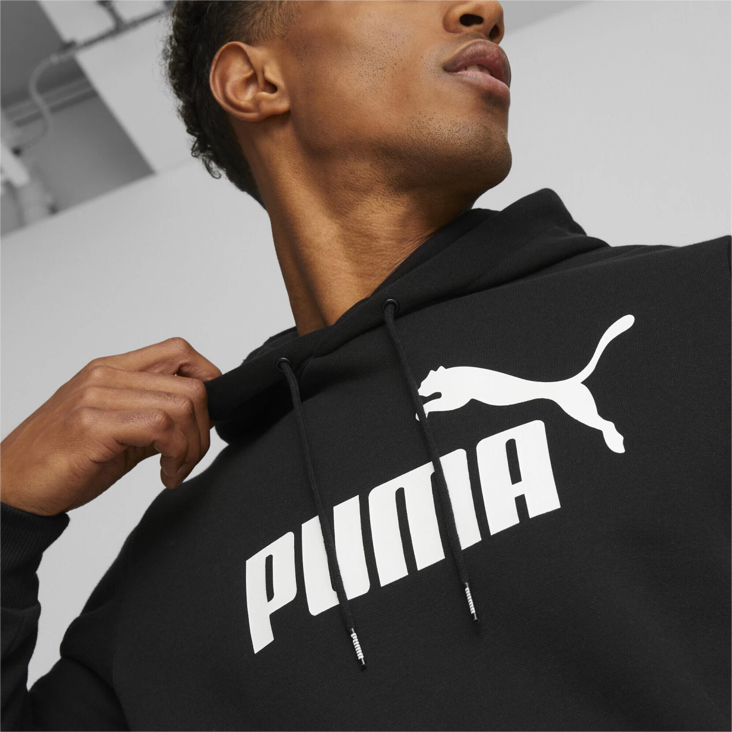 PUMA Mens Essentials Big Logo Hoodie Hooded Top 5 PUMA Mens Essentials Big Logo Hoodie Hooded Top - Image 3