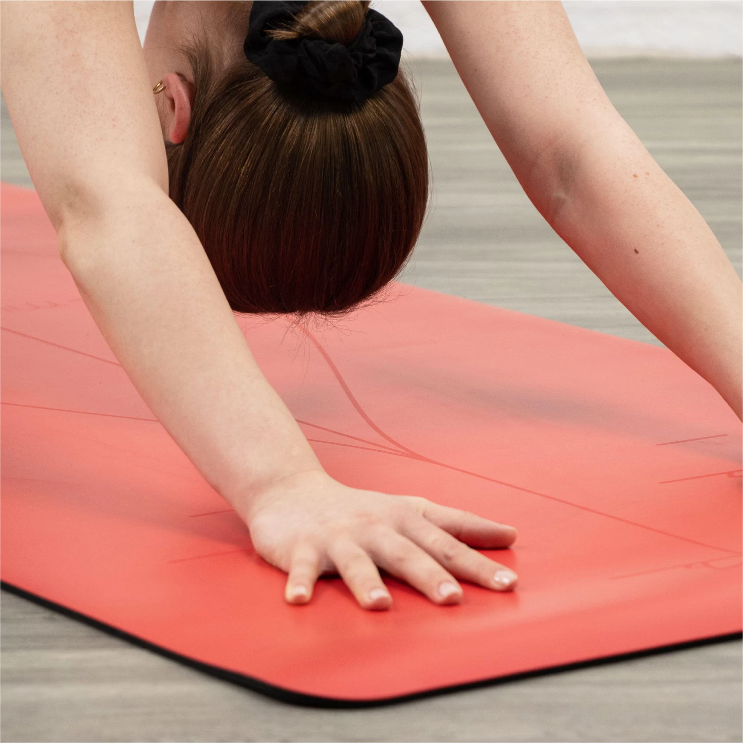 Myga Extra Large Red Alignment Yoga Mat 6 Myga Extra Large Red Alignment Yoga Mat - Image 4