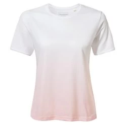 Craghoppers Womens/Ladies Ilyse Ombre TShirt (Pink Clay)