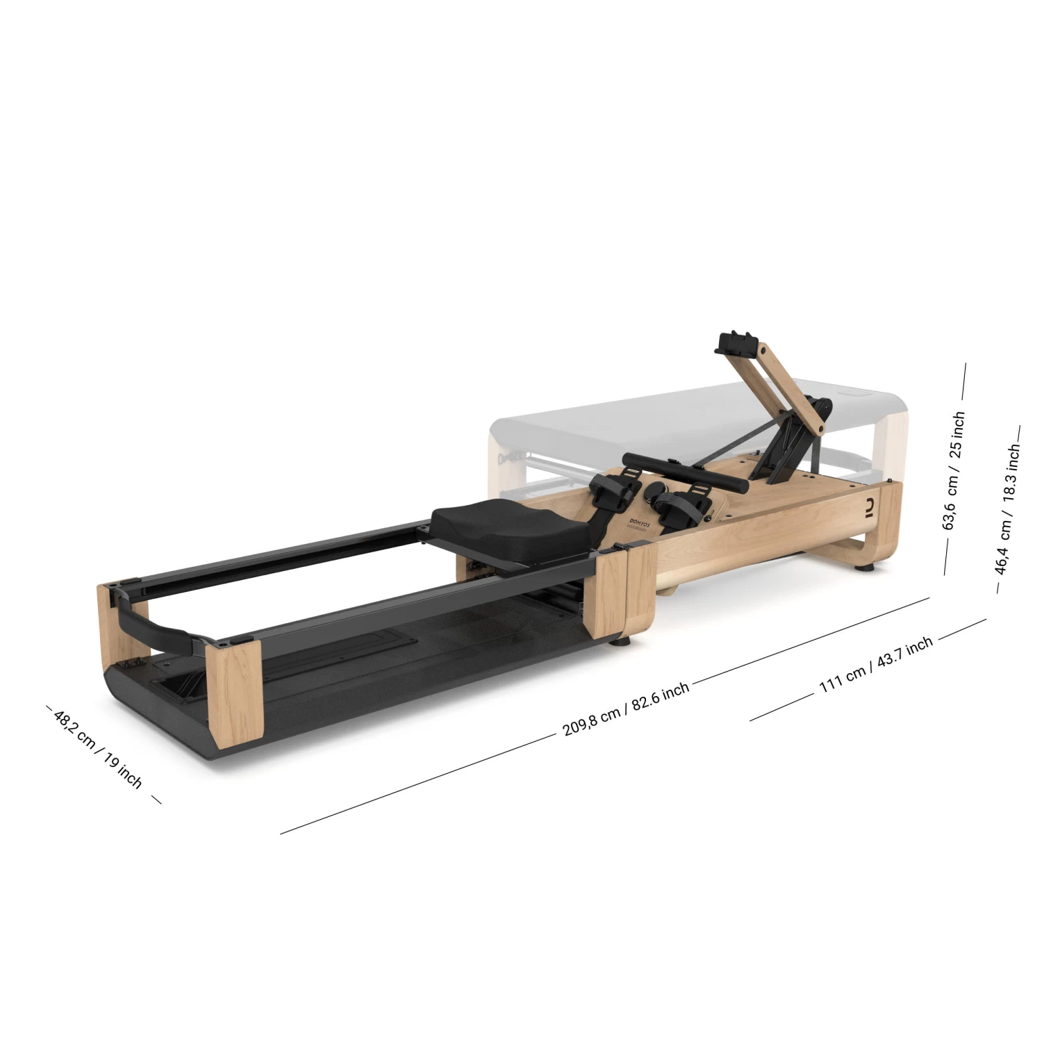 Self-Powered Folding Smart 3-in-1 Rowing Machine Woodrower With 5-Year Warranty 7 Self-Powered Folding Smart 3-in-1 Rowing Machine Woodrower With 5-Year Warranty - Image 5