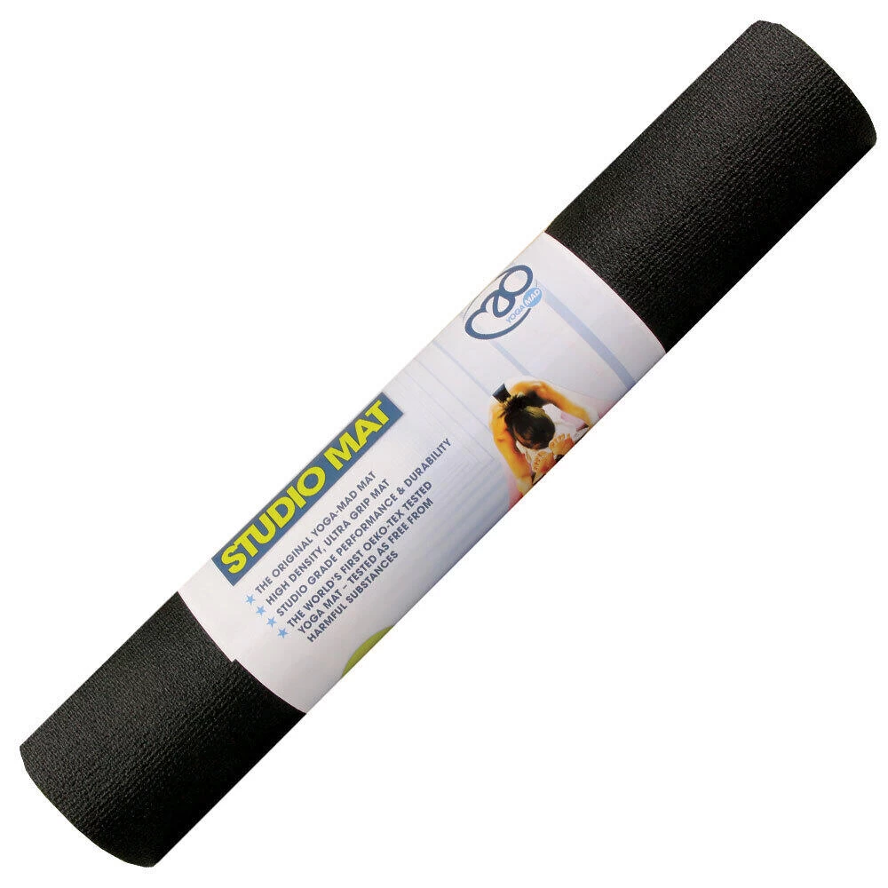 Fitness-Mad Studio Pro Yoga Mat (Black) 4 Fitness-Mad Studio Pro Yoga Mat (Black) - Image 2