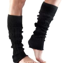 Fitness-Mad Womens/Ladies Dance Leg Warmers (Black) -Fitness Equipment Store kc895c3146201411dd99f062b132b1486
