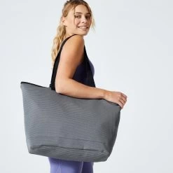 Reversible Sports' Tote 25L - Grey/Off -Fitness Equipment Store kc8e366f4223b5d83917cc5912725b0bd