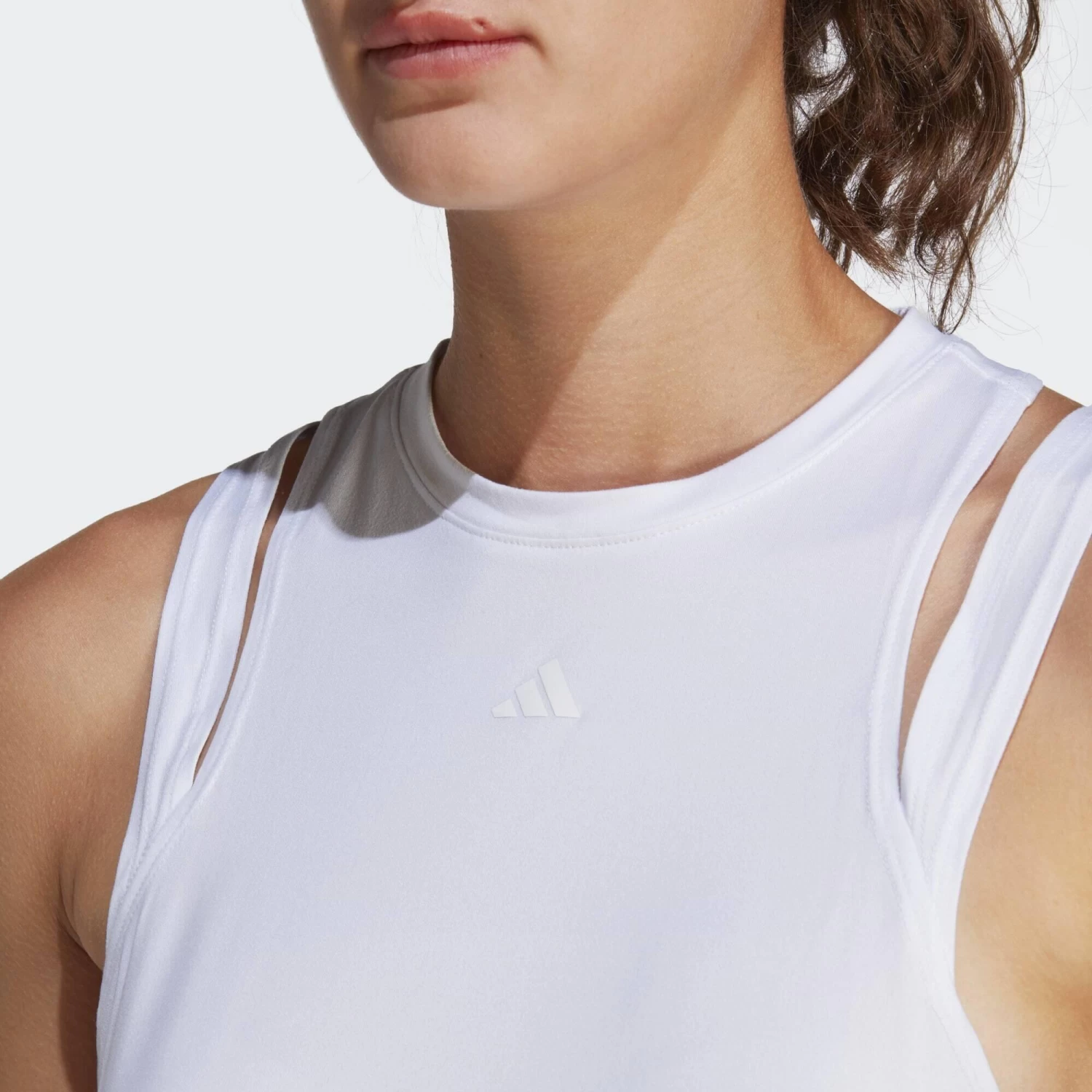 ADIDAS AEROREADY Train Essentials 3 Bar Logo Tank Top 12 ADIDAS AEROREADY Train Essentials 3 Bar Logo Tank Top - Image 10