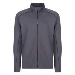 Regatta Mens Core Stretch Full Zip Midlayer (Black) -Fitness Equipment Store kd417210326ee895605034d9194ae69a4