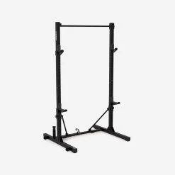CORENGTH Fold-Down/Retracting Compact Weight Training Rack For Squats And Pull-Ups