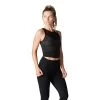 Fitness-Mad Womens/Ladies Pleated Sports Bra (Black) -Fitness Equipment Store kd58a59c4f2cf46864876acba1b4b240d