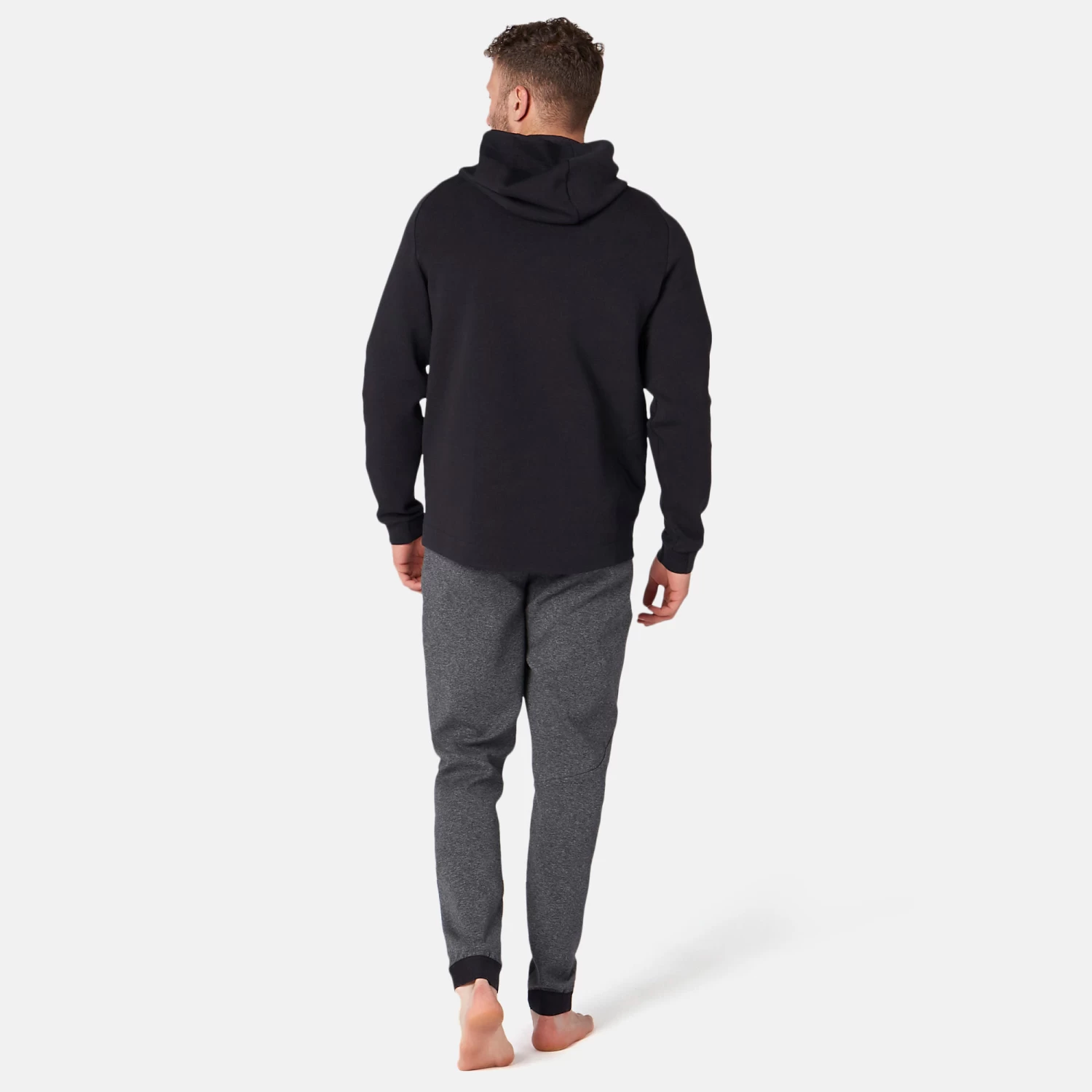 Men's Zip-Up Fitness Hoodie 500 5 Men's Zip-Up Fitness Hoodie 500 - Image 3