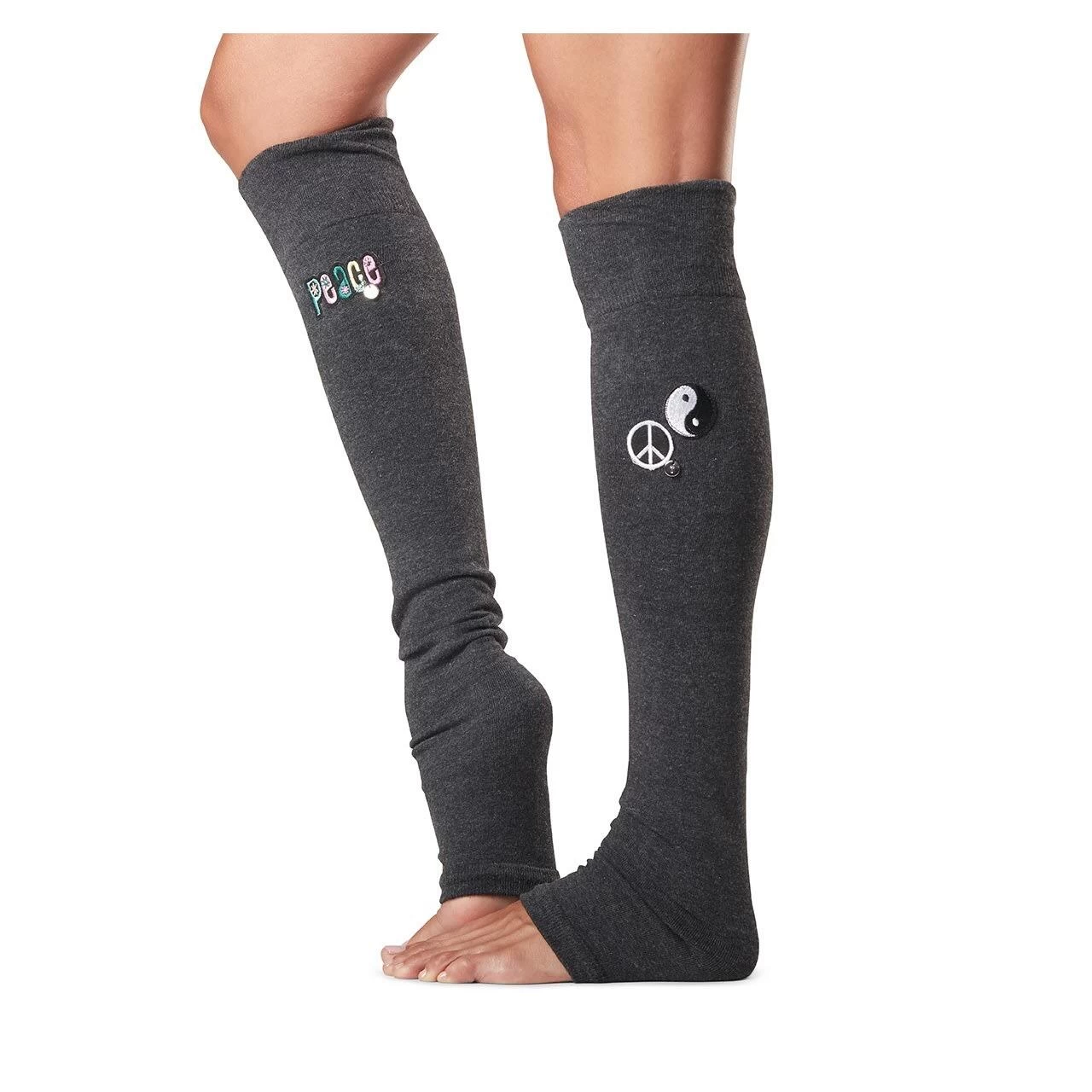 Fitness-Mad Womens/Ladies Jojo Revolution Leg Warmers (Grey) 3 Fitness-Mad Womens/Ladies Jojo Revolution Leg Warmers (Grey)