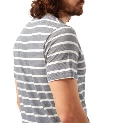 Craghoppers Mens Sten Stripe NosiBotanical ShortSleeved TShirt (Navy) -Fitness Equipment Store kdcd262eba19d734d24f791bd50a05dd9