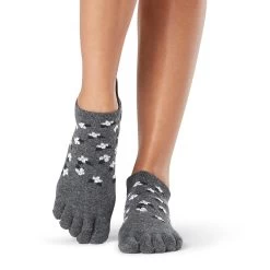 Fitness-Mad Womens/Ladies Pansy Toe Socks (Grey/White/Black) -Fitness Equipment Store ke09dc737a79af6bf0a3fd8728b0433e0
