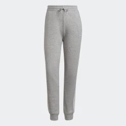 ADIDAS Women's Cotton-Rich Fitted Jogging Fitness Bottoms - Grey -Fitness Equipment Store ke10acce4f696928c9e87af1e2d2fd963