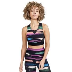 Craft Womens/Ladies CTM Distance Sports Crop Top (Multicoloured/Roxo) -Fitness Equipment Store ke734a97b0b66df9a5f21f586cc3cf4e1
