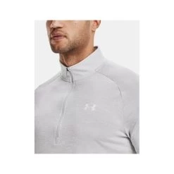 Under Armour Tech 2.0 1/2 Zip Halo Gray/White -Fitness Equipment Store ke78cbd293e657ac700a868fc6ae51ded