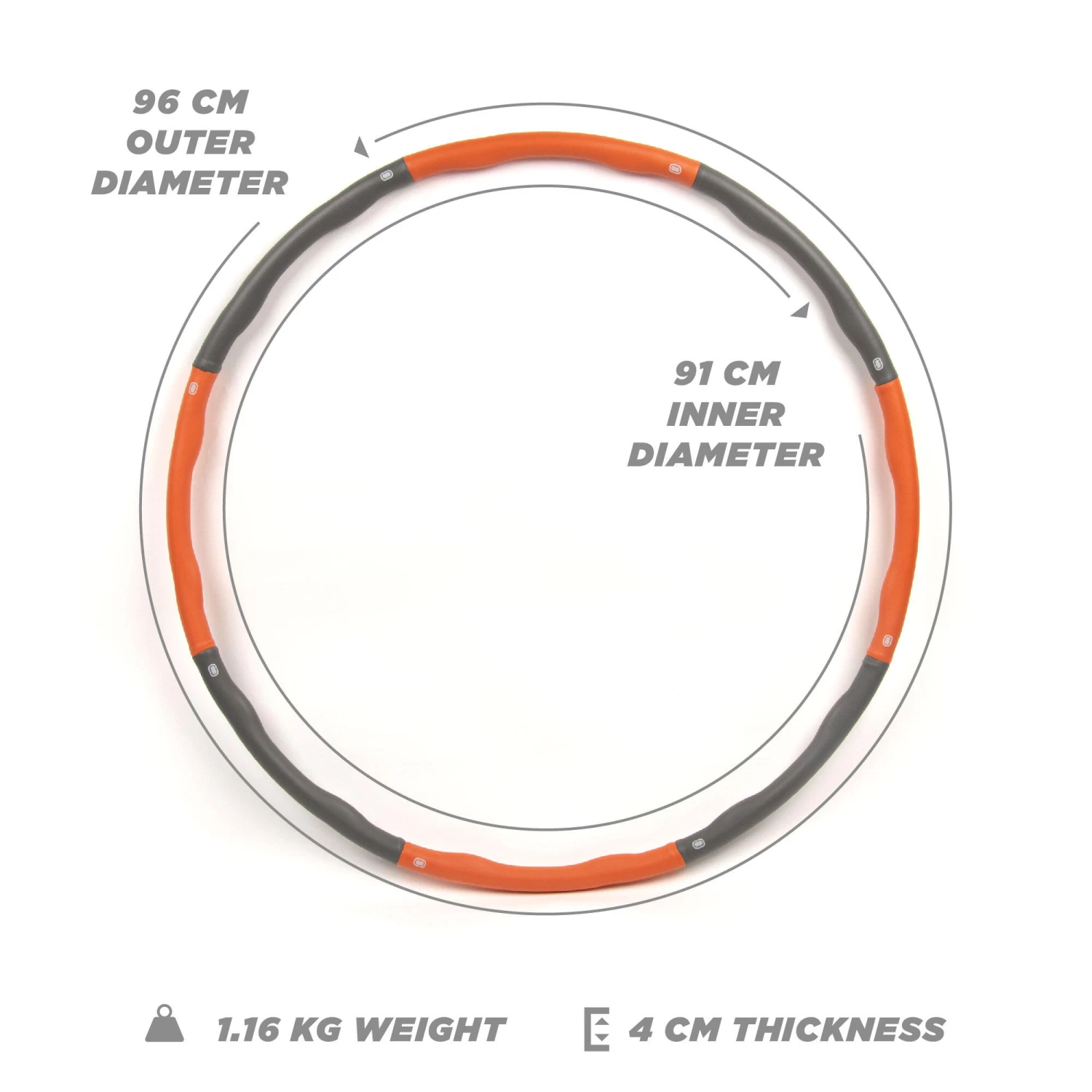 WEIGHTED HULA HOOP 8 WEIGHTED HULA HOOP - Image 6