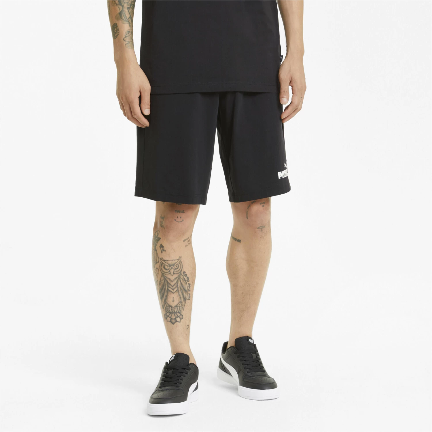 PUMA Mens Essentials Jersey Shorts 4 PUMA Mens Essentials Jersey Shorts - Image 2