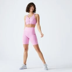 Medium Support Fitness Zipped Sports Bra 540 -Fitness Equipment Store kef6d43587d7194e4ef1cce52c08365c2