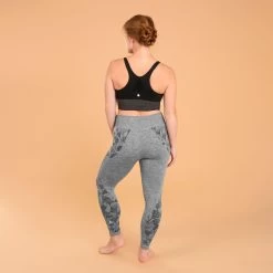 7/8 Seamless Yoga Leggings Gingko Motif -Fitness Equipment Store kf1168bd1c2c697b66184934212ae54fe