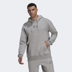 ADIDAS Essentials FeelVivid Cotton Fleece Drop Shoulder Hoodie 17 ADIDAS Essentials FeelVivid Cotton Fleece Drop Shoulder Hoodie -Fitness Equipment Store kf30ff1c71a5e7024b87c55677e519050