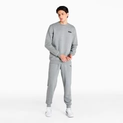 PUMA Unisex Essentials Crew Neck Full-Length Sweatshirt -Fitness Equipment Store kf3502bf74d88934b4f1ea7ba807f74ba