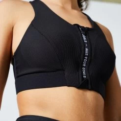Medium Support Fitness Zipped Sports Bra 540 -Fitness Equipment Store kf78c5e72149630a744cd177a03bea420