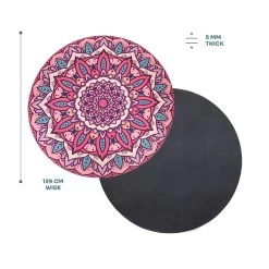 Myga Round Mandala Yoga Mat -Fitness Equipment Store kf7bdcfce7e7c8b6c2c687a03782f5036