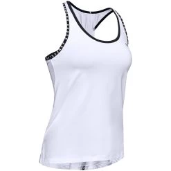 Under Armour Womens/Ladies Knockout Tank Top (Black/White) 12 Under Armour Womens/Ladies Knockout Tank Top (Black/White) -Fitness Equipment Store kfb33bae2d8da1dd4af9a4c0beb626ab5