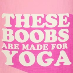 Breast Cancer Awareness Charity CoppaFeel! Yoga Boobs Mat -Fitness Equipment Store kfc407116237698d3079d4fbdcfd1096f