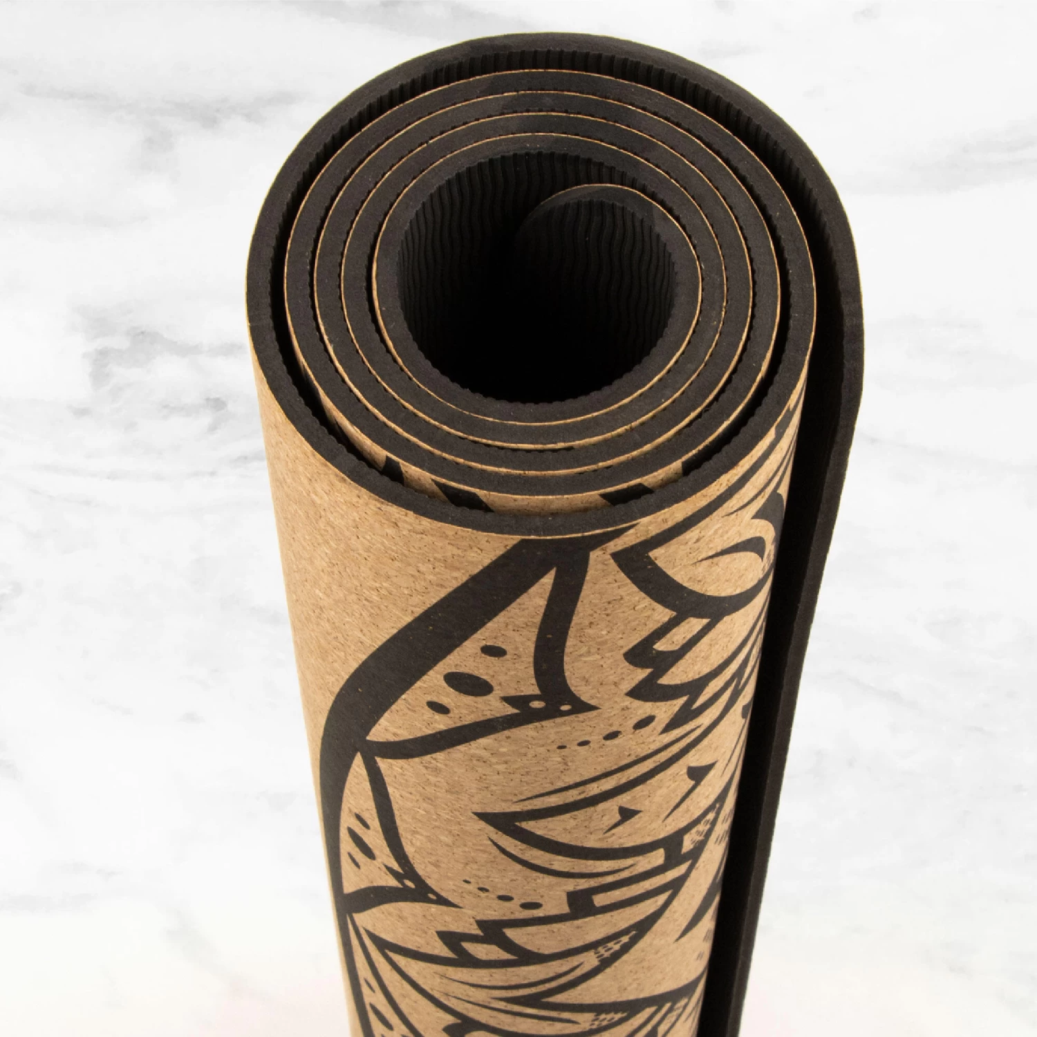 Myga Extra Large Mandala Cork Mat 6 Myga Extra Large Mandala Cork Mat - Image 4